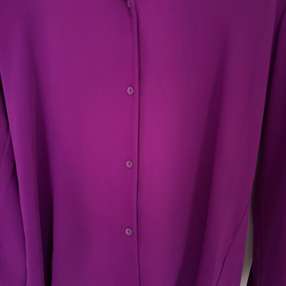 Babaton V-Neck Blouse in Purple - Size S - Picture 4 of 8
